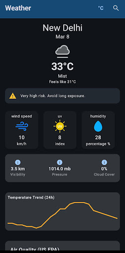 Weather Info: Local Forecast ekran görüntüsü