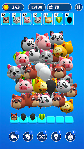 Triple Balloon Pop - Match 3 ekran görüntüsü