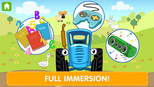 The Blue Tractor: Toddler Game ekran görüntüsü