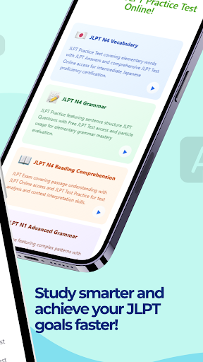JLPT Practice Test ekran görüntüsü