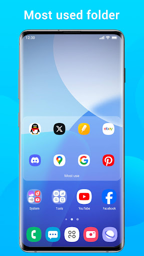 Super S10 Launcher, Galaxy S10 ekran görüntüsü