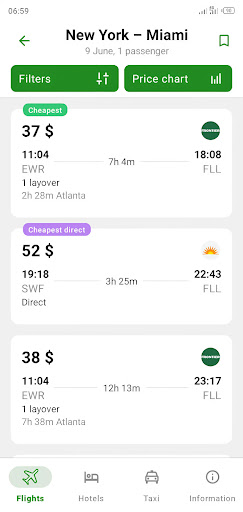 AnyFly Ucuz uçuşlar ve oteller ekran görüntüsü