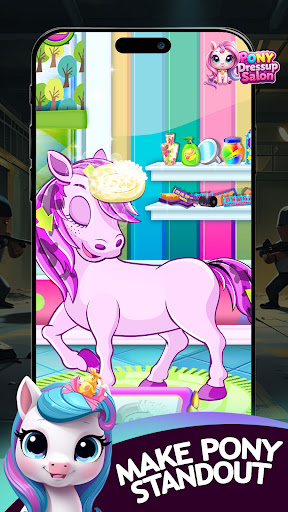 Pony Dressup Salon Saga ekran görüntüsü