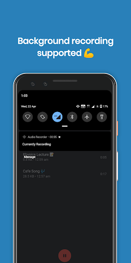 Audio Recorder - Simple audio  ekran görüntüsü