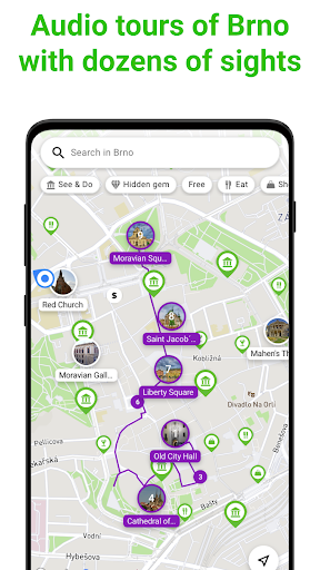 Brno Audio Guide by SmartGuide ekran görüntüsü
