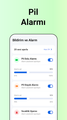 Tam Pil Şarjı Uyarısı ekran görüntüsü