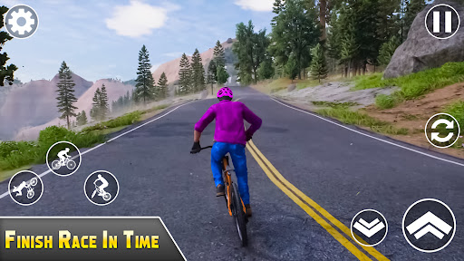 BMX bisiklet oyunları offroad ekran görüntüsü