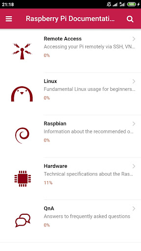 Raspberry Pi Docs ekran görüntüsü