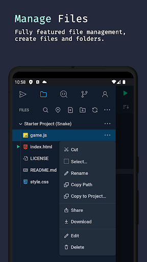 Spck Editor / Git Client ekran görüntüsü