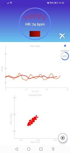 Pulse HRV by Camera BLE ECG ekran görüntüsü