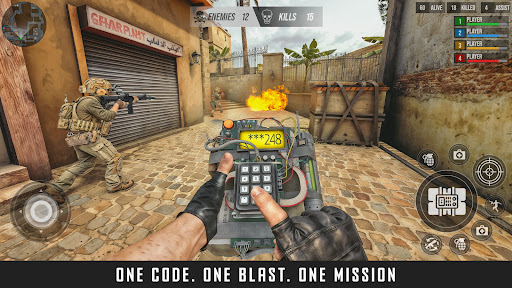 FPS Gun Shooting War Games 3D ekran görüntüsü