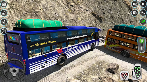 Offroad Bus Driving Bus Sim 3D ekran görüntüsü