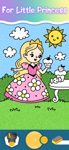 Drawing Princess Coloring Game ekran görüntüsü