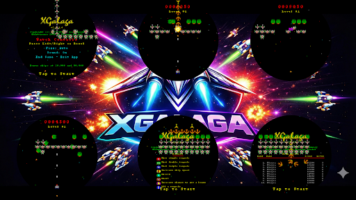 XGalaga WearOS ekran görüntüsü