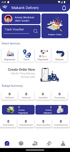 Makank Delivery Services ekran görüntüsü