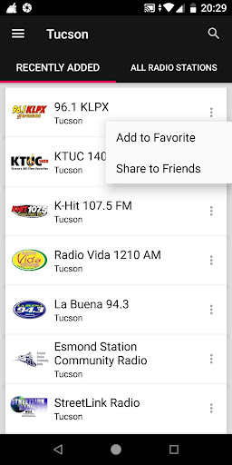 Tucson Radio Stations - USA ekran görüntüsü