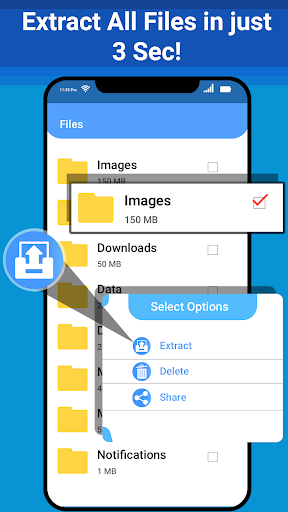 Zip unzip Dosya Okuyucu ekran görüntüsü