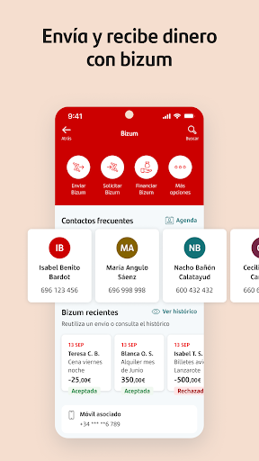 Santander España ekran görüntüsü