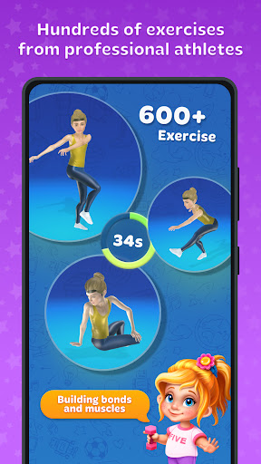 Fitness and sport for kids ekran görüntüsü