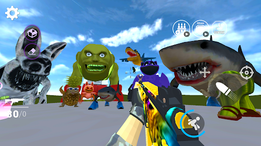 Nextbots In Backrooms: Shooter ekran görüntüsü