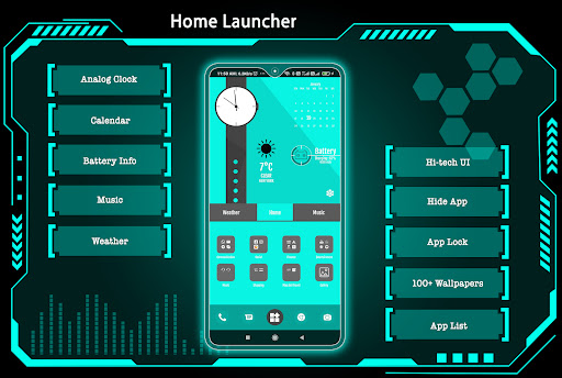 Home Launcher - lock, Hide App ekran görüntüsü