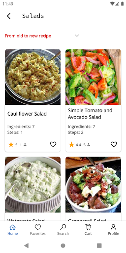 Easy Recipes. Cooking Book ekran görüntüsü
