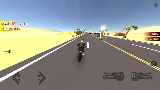 Moto Mad Racing Bisiklet Oyunu ekran görüntüsü