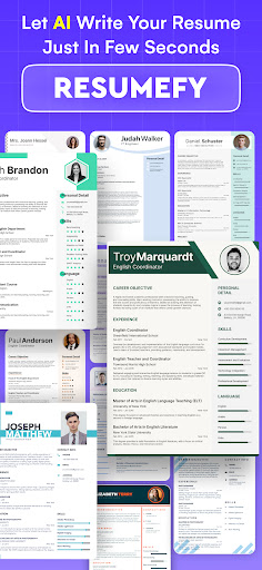 Resumefy - CV & Resume Builder ekran görüntüsü