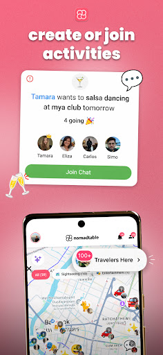 nomadtable: travel friends ekran görüntüsü