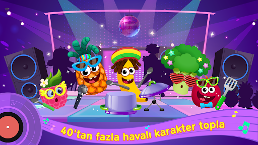 Çocuk oyunu meyve ve müzik ekran görüntüsü