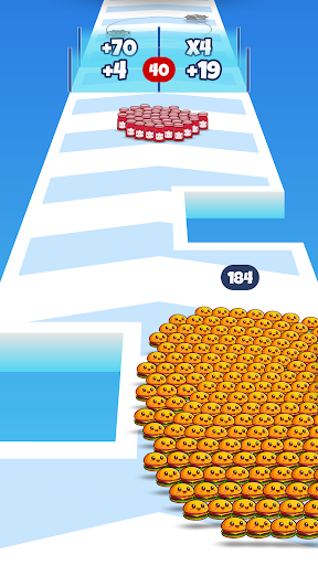 Food Run - Crowd Control Game ekran görüntüsü