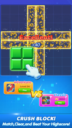 Crush Block:Block Puzzle Match ekran görüntüsü