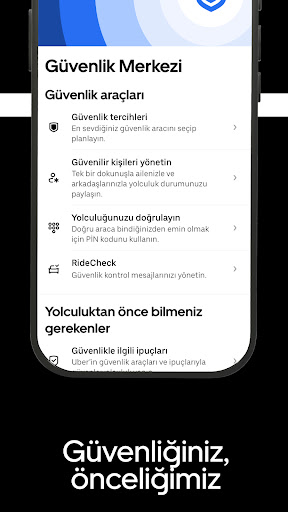 Uber - Kolay taksi yolculuğu ekran görüntüsü