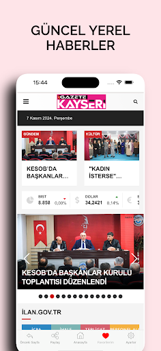 Gazete Kayseri ekran görüntüsü