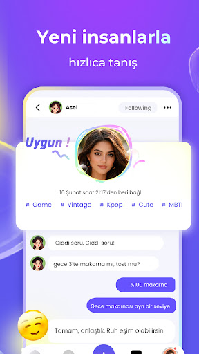 PopUp-Sohbet, Arkadaş, Eşleşme ekran görüntüsü