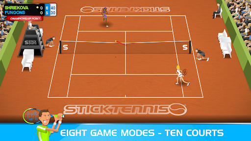 Stick Tennis ekran görüntüsü