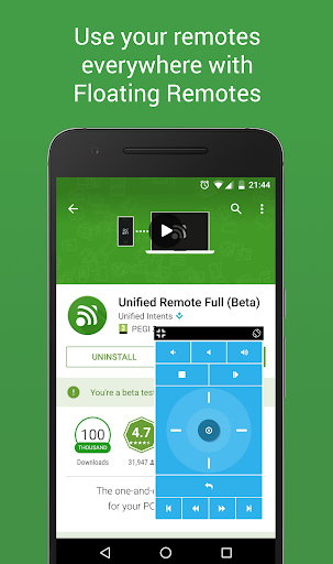 Unified Remote ekran görüntüsü