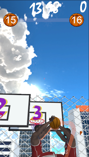 BasketBall Throw 3D challenge ekran görüntüsü