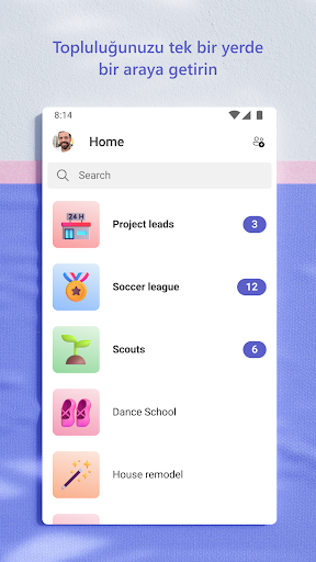 Microsoft Teams ekran görüntüsü