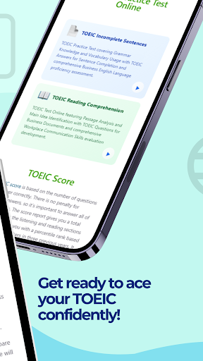 TOEIC Practice Test ekran görüntüsü