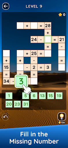 Zen Math Crossword ekran görüntüsü
