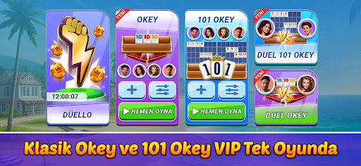 Okey Canlı - 101 Okey Club ekran görüntüsü