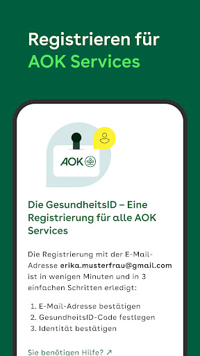 AOK Ident ekran görüntüsü