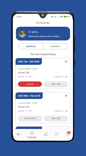 JAAN Services App ekran görüntüsü