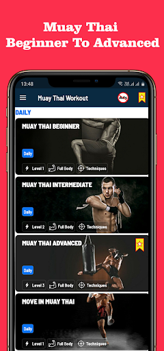 Muay Thai Fitness & Workout ekran görüntüsü