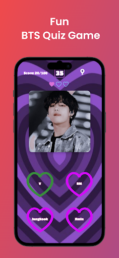 BTS Quiz ekran görüntüsü