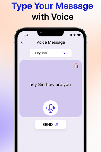 Voice SMS - Type SMS by Speech ekran görüntüsü