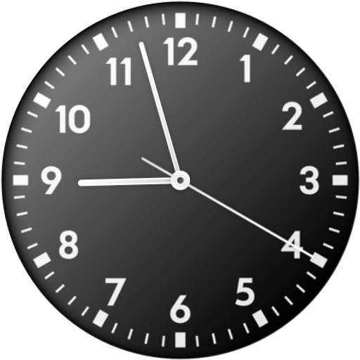 PureBlack Analog Watch Face