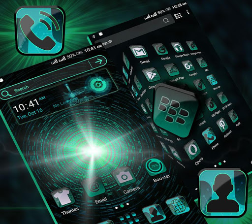 Hi Tech Launcher Theme ekran görüntüsü