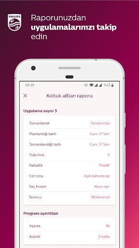 Philips Lumea IPL ekran görüntüsü